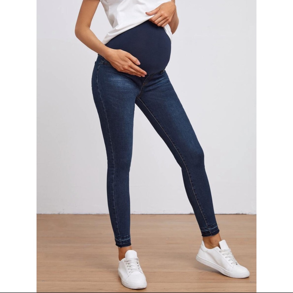 NWT •SHEIN• Maternity Skinny Jeans Wide Waistband